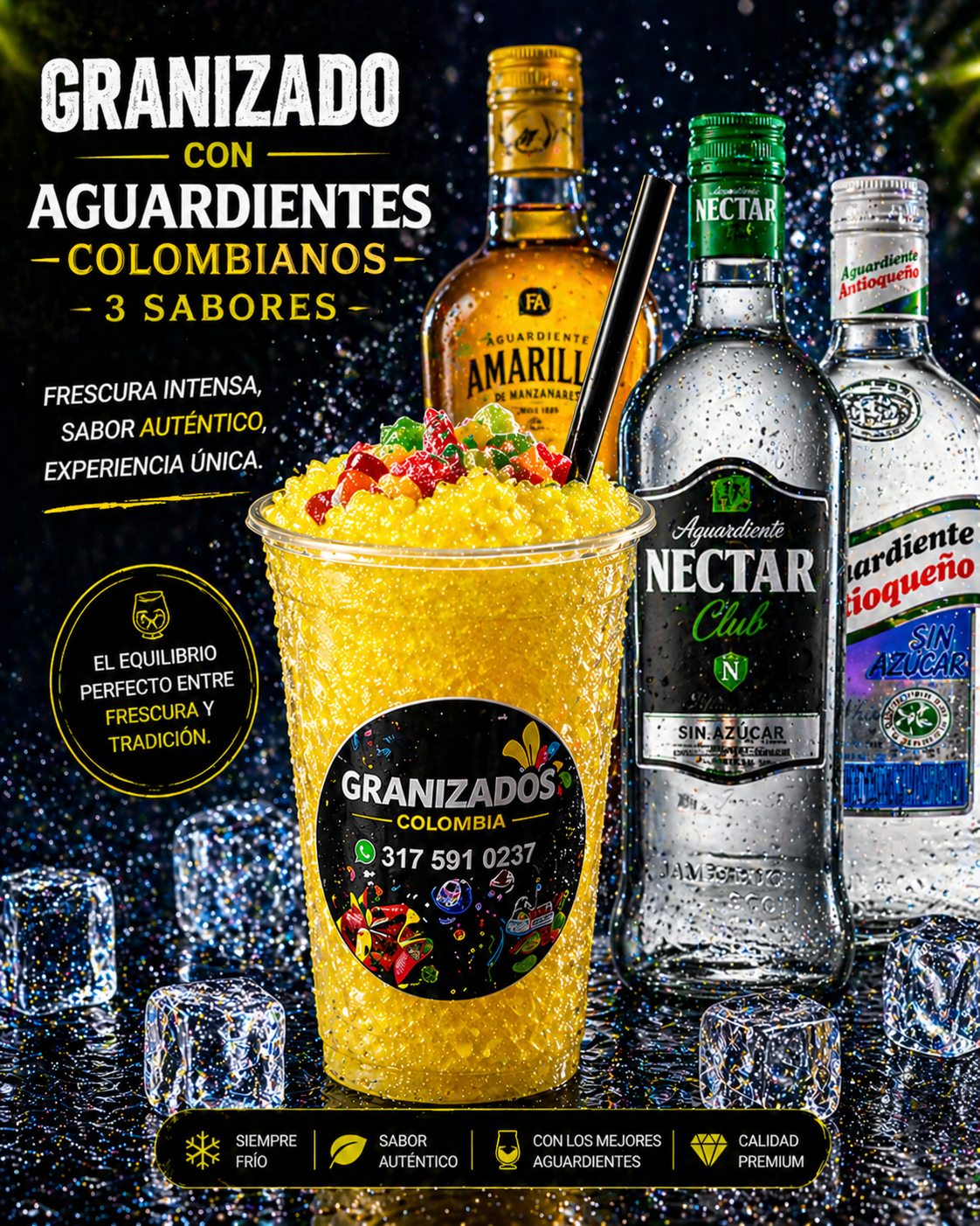 Granizado Aguardiente