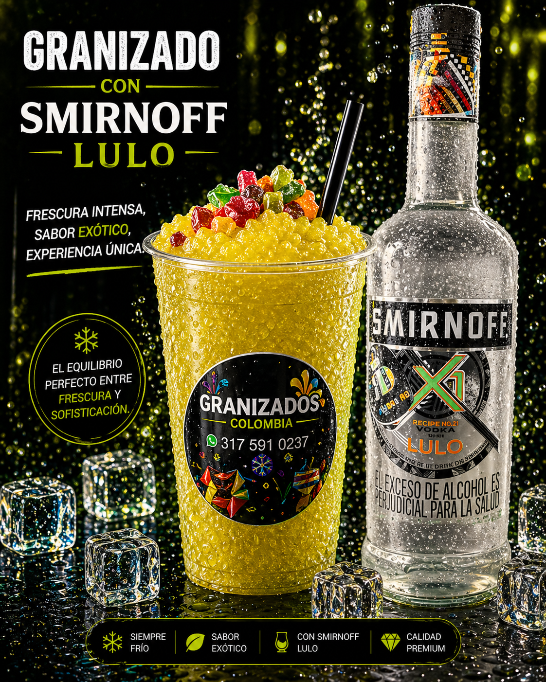 Granizado Smirnoff Lulo